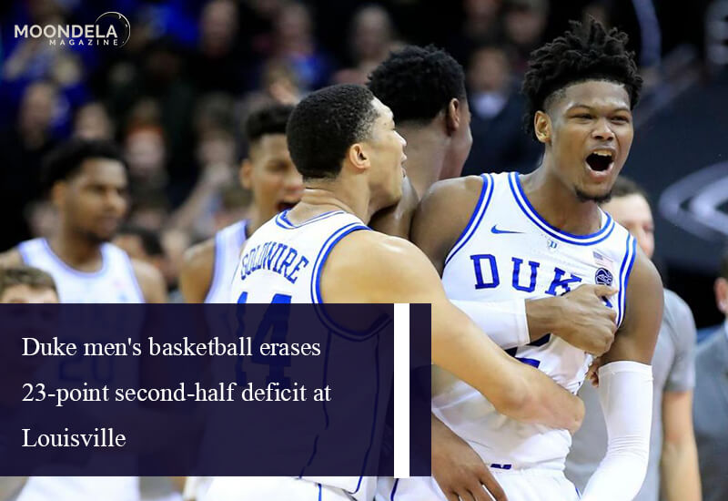 Duke men's basketball erases 23-point second-half deficit at Louisville