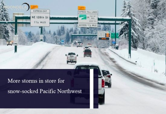More storms in store for snow-socked Pacific Northwest
