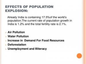 Overpopulation affects