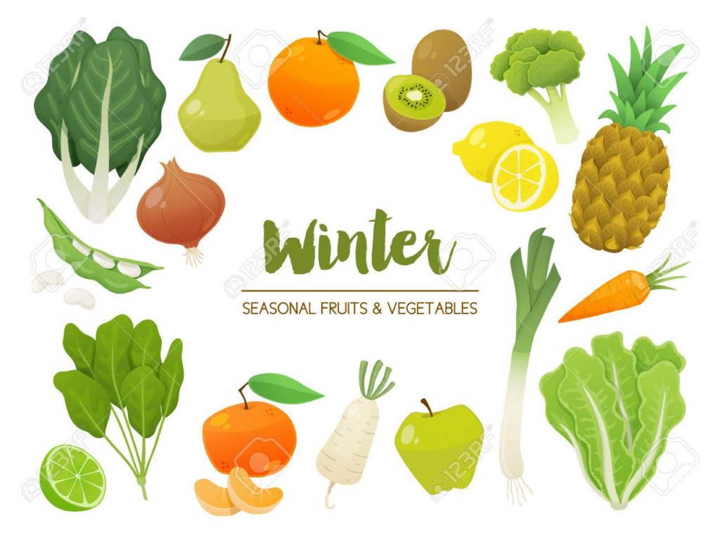 seasonal fruits and vegetables